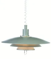 Lampy sufitowe - Markslojd Szara lampa wisząca KIRKENES na regulowanej lince - miniaturka - grafika 1