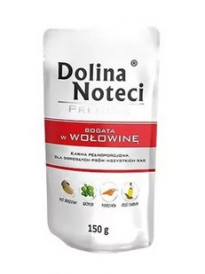 DOLINA NOTECI Premium Wołowina 150 g - Sucha karma dla psów - miniaturka - grafika 1
