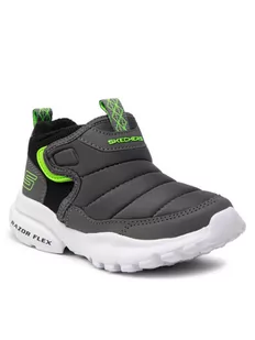 Skechers Sneakersy Cool Break 403784L/CCBK Szary - Buty dla chłopców - miniaturka - grafika 1