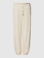 Spodnie sportowe damskie - Spodnie dresowe z tunelem - miniaturka - grafika 1