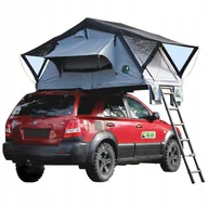Inne bagażniki - Namiot na dach samochodu Wild Camp Ohio 140 Szary 2 osobowy materac - miniaturka - grafika 1