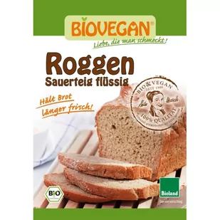 Bio Vegan ZAKWAS CHLEBOWY ŻYTNI W PŁYNIE BIO 150 g - - Przyprawy i zioła sypkie - miniaturka - grafika 1