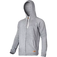 Odzież robocza - LAHTI PRO Bluza z kapturem i suwakiem szara "2XL" CE - miniaturka - grafika 1