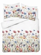 Pościel - Pościel bawełniana 160x200 kwiaty polne - miniaturka - grafika 1