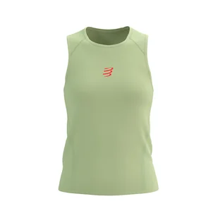 COMPRESSPORT Koszulka biegowa damska TRAIL RACING TANK nile - Koszulki sportowe damskie - miniaturka - grafika 1