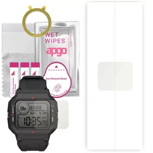 1x Folia hydrożelowa MATOWA do Amazfit Neo - apgo Smartwatch Hydrogel MATTE Protection Ochrona na ekran smartwatcha - Akcesoria do smartwatchy - miniaturka - grafika 1
