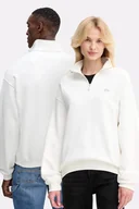 Bluzy męskie - Lacoste bluza bawełniana kolor beżowy gładka SH7759 - miniaturka - grafika 1