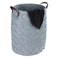 Kosze na bieliznę - Szary kosz na pranie Wenko Trovo, obj. 75 l - miniaturka - grafika 1