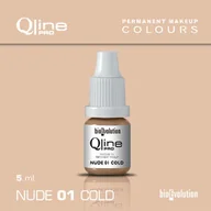 Pozostałe akcesoria kosmetyczne - Pigment do makijażu permanentnego Bioevolution Nude 01 Cold Qline Pro 5ml - miniaturka - grafika 1