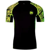 Kimona, stroje i obuwie - WarHouse Rashguard Small Logo Neon Krótki Rękaw Black - miniaturka - grafika 1