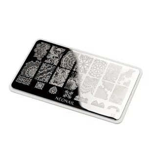 Neonail Plate for Stamping - Blaszka do stempli - 10 - Akcesoria do paznokci - miniaturka - grafika 1