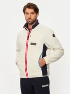 Bluzy męskie - Napapijri Polar T-Dolent NP0A4HZP Beżowy Regular Fit - miniaturka - grafika 1