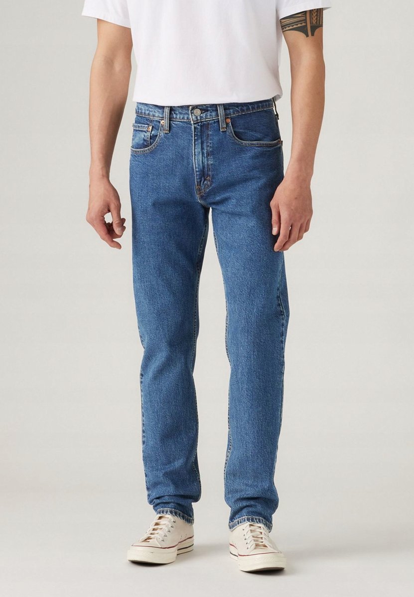 LEVI'S PROSTE JEANSY MĘSKIE BAWEŁNIANE NIEBIESKIE 34/34 17BA