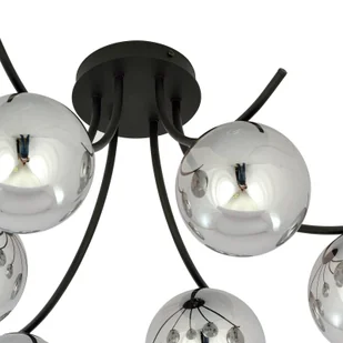 Emibig BOSTON 6 BLACK/GRAFIT 1110/6 lampa sufitowa czarna szkolne klosze 1110/6 - Lampy sufitowe - miniaturka - grafika 5