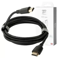 Kable - QED QE8167 Connect HDMI - Kabel HDMI 2.0 4K 18Gbps + Ethernet - 3m 3m ✦ SALON ✦ ZAPYTAJ O RABAT ✦ RATY 30x0% - miniaturka - grafika 1