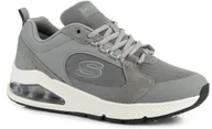 Sneakersy męskie - Buty sportowe sneakersy męskie SKECHERS UNO 2 - 90S wygodne szare 41 EU - miniaturka - grafika 1