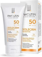 Balsamy i kremy do opalania - Iwostin Solecrin Sensitive emulsja ochronna SPF50 100 ml 7083462 - miniaturka - grafika 1