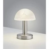 Lampy stojące - Flyn II lampa stołowa 1-punktowa nikiel/biała 599100107 - miniaturka - grafika 1