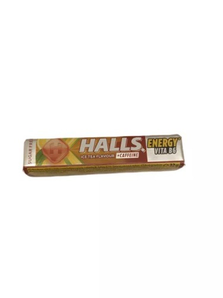 Halls Energy Ice Tea - cukierki odświeżające o smaku ice tea 32 g