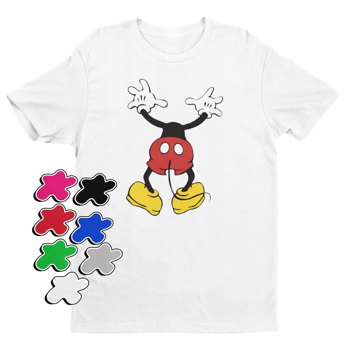 Koszulka T-Shirt Dziecięca Z Nadrukiem Myszka Miki Minnie Różne -M 134-140