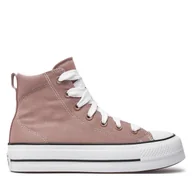 Trampki damskie - Trampki Converse Chuck Taylor All Star Padded Lift Platform A11536C Brązowy - miniaturka - grafika 1