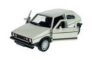 Samochody i pojazdy dla dzieci - WELLY VW VOLKSWAGEN GOLF 1 GTI BIAŁY 1:34 43681 - miniaturka - grafika 1