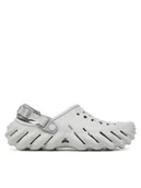 Klapki i japonki męskie - Crocs Klapki Echo Clog 207937 Szary - miniaturka - grafika 1