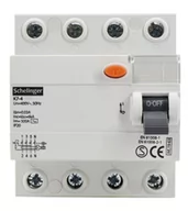 Bezpieczniki elektryczne - SCHELINGER Wyłącznik różnicowo-prądowy 3-faz 63A 4P AC - miniaturka - grafika 1