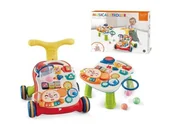 Pchacze - Chodzik Edukacyjny, Muzyczny Pchacz, Stolik CZERWO - miniaturka - grafika 1