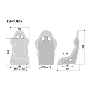 Fotel Sparco EVO CARBON (FIA) - Fotele kubełkowe - miniaturka - grafika 5