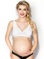 Biustonosze ciążowe - Biustonosz ciążowy do karmienia - Lilly White - White - XS - miniaturka - grafika 1