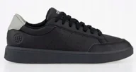 Sneakersy męskie - Buty Adidas Nova Court Czarne Do Tenisa Sneakersy Męskie Skóra R. 43 1/3 - miniaturka - grafika 1