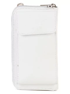 Portfele - Mia Tomazzi Skórzany portfel "Cerca" w kolorze białym - 11 x 19 x 4 cm - grafika 1