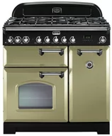 Kuchenki gazowo-elektryczne - Falcon Classic Deluxe 90 Oliwkowy chrom - miniaturka - grafika 1