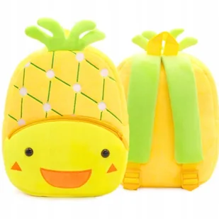 Plecak Dla Dziecka Plecaczek Dziecięcy Dla Przedszkolaka Pluszowy Ananas - Plecaki szkolne i tornistry - miniaturka - grafika 1