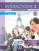 Książki do nauki języka francuskiego - Interactions A1 podr ćw - książka - miniaturka - grafika 1