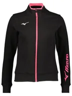 Bluzy damskie - Mizuno Bluza "Team" w kolorze czarnym - miniaturka - grafika 1