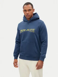 Pepe Jeans Bluza Dylan PM582755 Niebieski Regular Fit - Bluzy męskie - miniaturka - grafika 1
