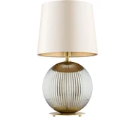 Lampy stojące - Argon 8530 - Lampa stołowa HAMILTON 1xE27/15W/230V kremowa/szara - miniaturka - grafika 1