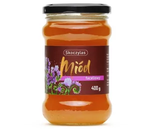 Skoczylas Miód Naturalny Faceliowy 400 g Skoczylas SKO-027 - Miód - miniaturka - grafika 1