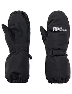 Jack Wolfskin Unisex dziecięce rękawiczki zimowe 2 l, czarne, 152 - Rękawiczki - miniaturka - grafika 1