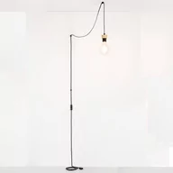 Lampy sufitowe - Britop LAMPA wisząca CLARTE 34814104 loftowa OPRAWA metalowy zwis czarny drewno - miniaturka - grafika 1