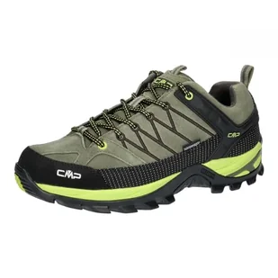 CMP Rigel Mid Shoe Wp męskie buty trekkingowe, Kaki Acido, 46 EU - Buty trekkingowe męskie - miniaturka - grafika 1