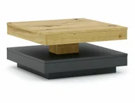 Ławy i stoliki kawowe - Ława Cotto 67X67 Dąb Artisan / Antracyt - miniaturka - grafika 1