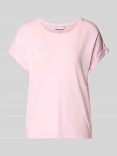 T-shirt o kroju comfort fit z mieszanki wiskozy model ‘MOSTER’ - Koszulki i topy damskie - miniaturka - grafika 1