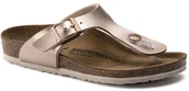 Buty dla dziewczynek - Birkenstock klapki japonki GIZEH KIDS BS 1012525 Electric Metallic Copper szerokość standardowa 39 - miniaturka - grafika 1