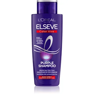 Loreal Elvive Colour Protect Anti-Brassiness Purple szampon do włosów 200ml - Szampony do włosów - miniaturka - grafika 1