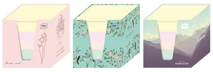 Ateneum Kostka papierowa kolor pastelowa 9x9x9 cm w kubiku - Notesy i bloczki - miniaturka - grafika 1