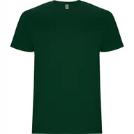 Koszulki męskie - T-shirt Męski Koszulka Męska GRUBSZA BAWEŁNA ROLY 6681 ZIELONY Bottle L - miniaturka - grafika 1