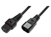 Kable komputerowe i do monitorów - Kabel zasilający MicroConnect IEC LOCK C13 to C14 PC1021 - miniaturka - grafika 1